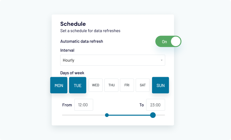 Scheduling illustration
