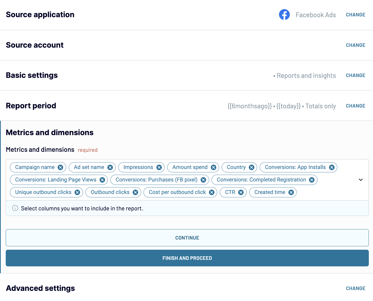 facebook ads collect data