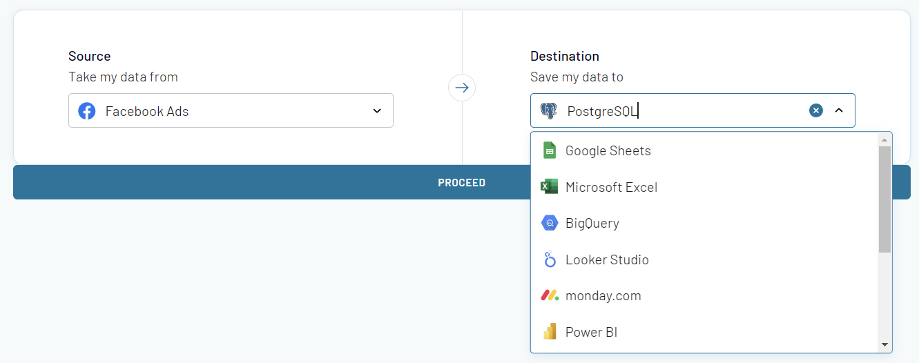 Facebook Ads to PostgreSQL