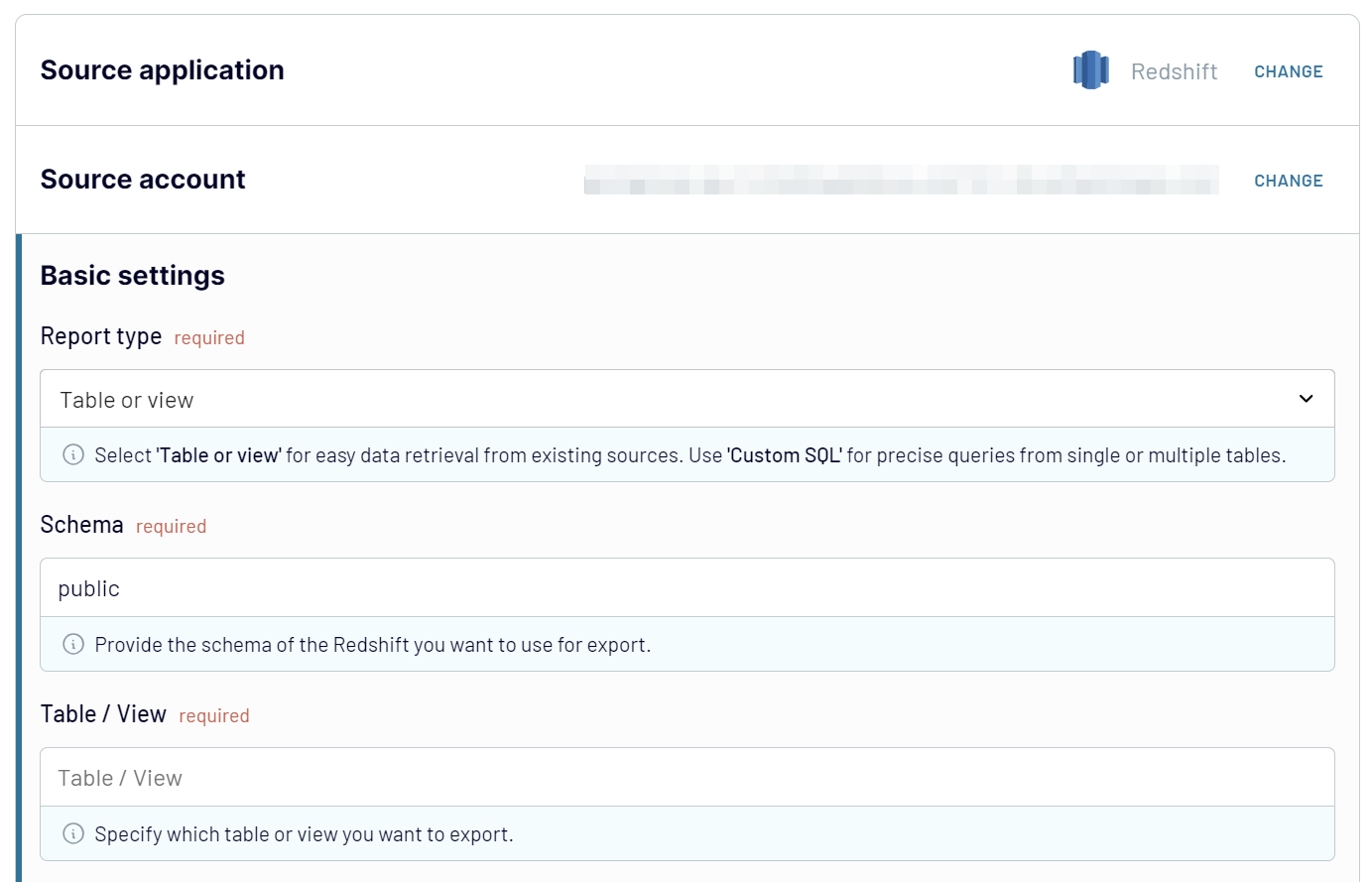 Redshift Collect data